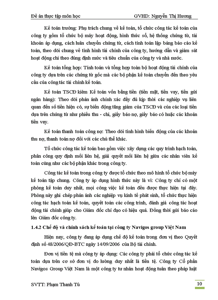 image for page Kế toán tiền lương và các khoản phải trả cho người lao động tại Cổ phần Navigos Group Việt Nam