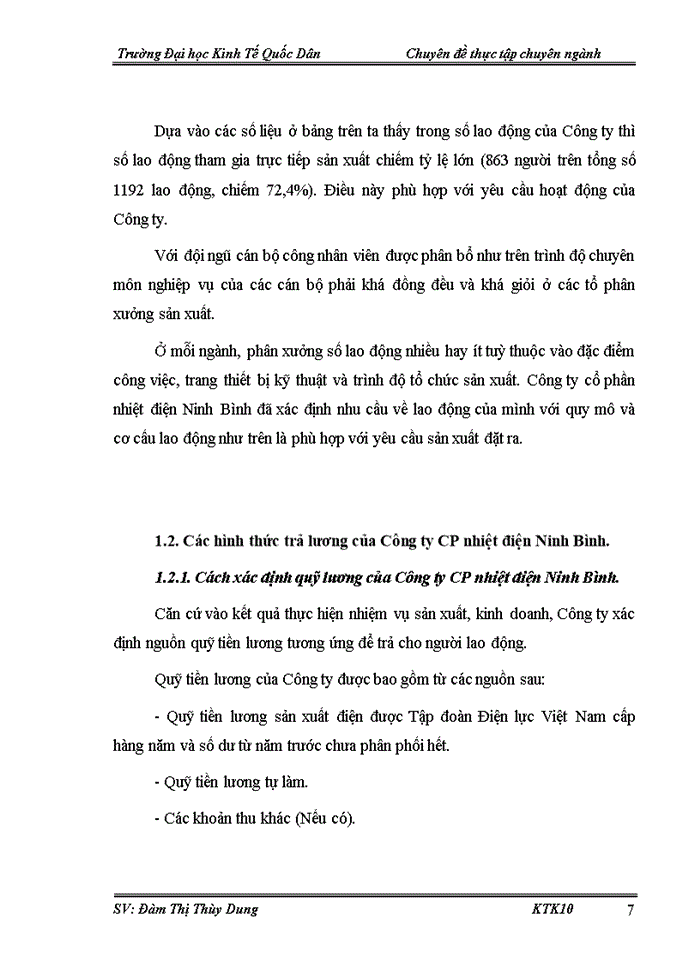 image for page Hoàn thiện kế toán tiền lương và các khoản trích theo lương tại Công ty cổ phần nhiệt điện Ninh Bình