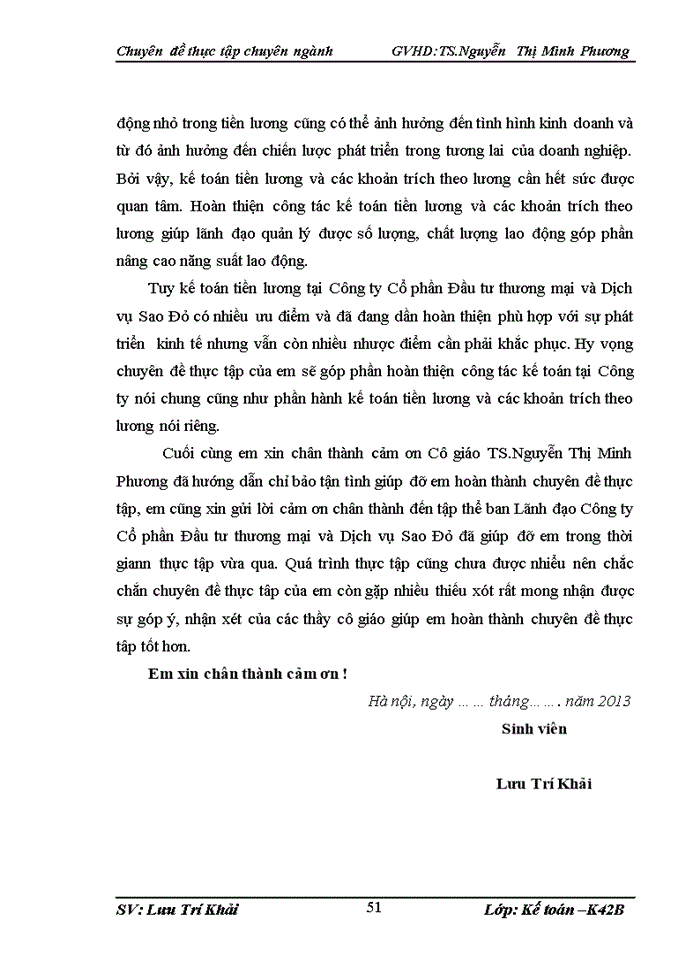 image for page Hoàn thiện kế toán tiền lương và các khoản trích theo lương tại Công ty Cổ phần Đầu tư thương mại và dịch vụ Sao Đỏ