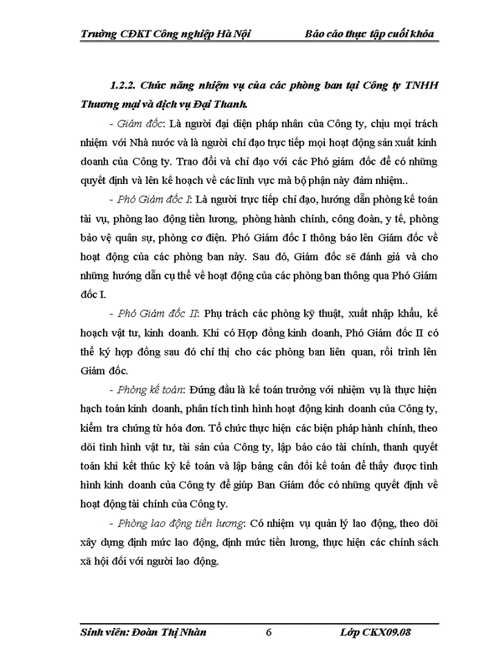 image for page Báo cáo Kế toán tiền lương và các khoản trích theo lương tại Công ty Trách nhiệm hữu hạn Thương mại và dịch vụ Đại Thanh