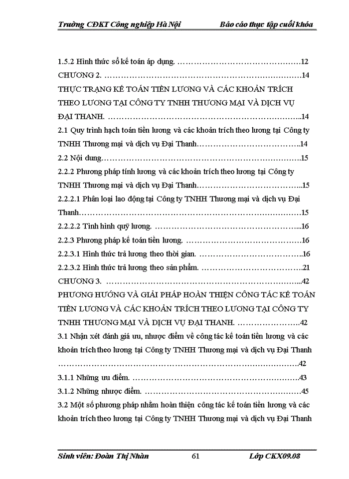 image for page Báo cáo Kế toán tiền lương và các khoản trích theo lương tại Công ty Trách nhiệm hữu hạn Thương mại và dịch vụ Đại Thanh
