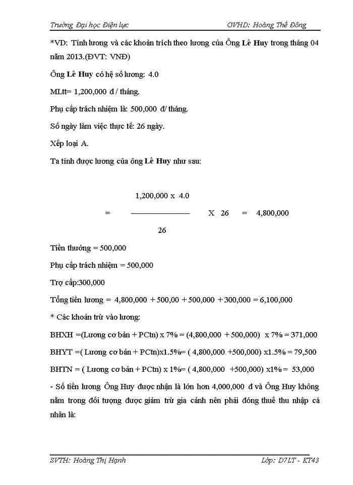 image for page Kế toán tiền lương và các khoản trích theo lương tại Công ty Cổ phần thủy điện Sông Miện 5