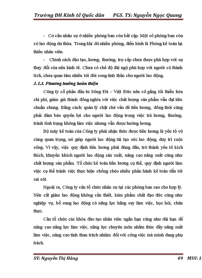 image for page Hoàn thiện kế toán tiền lương và các khoản trích theo lương tại Công ty cổ phần đầu tư Sông Đà Việt Đức