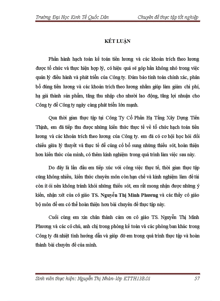 image for page Hoàn thiện kế toán tiền lương và các khoản trích theo lương tại Công ty Cổ phần Hạ Tầng Xây Dựng Tiến Thịnh
