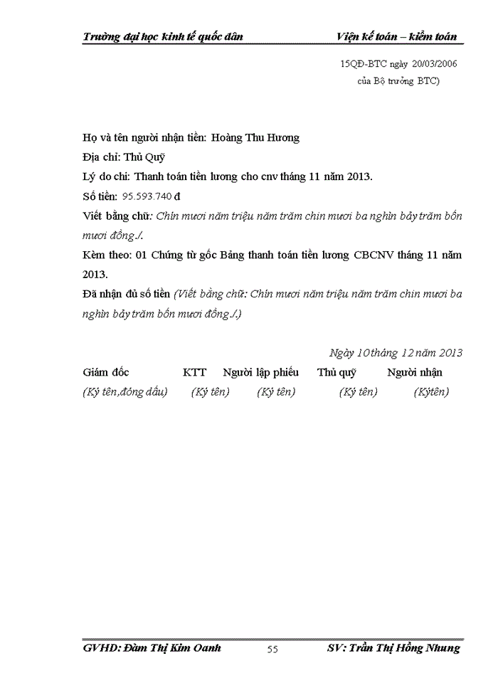 image for page Hoàn thiện kế toán tiền lương và các khoản trích theo lương tại Chi nhánh Phổ Yên