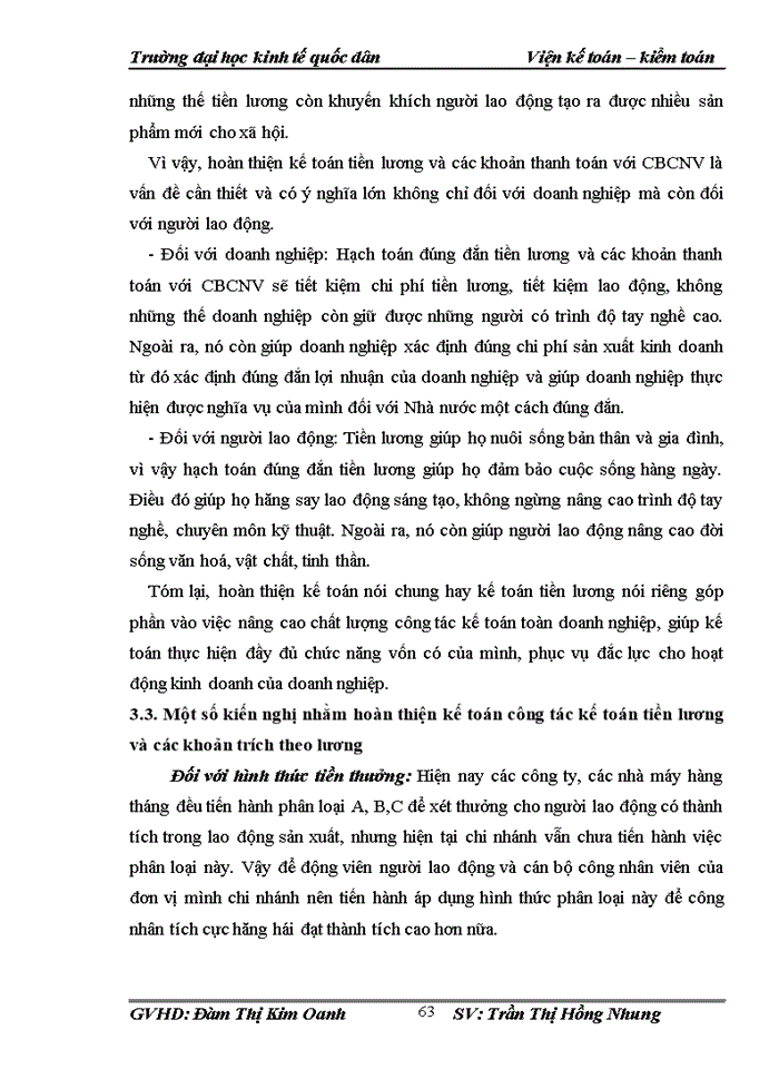 image for page Hoàn thiện kế toán tiền lương và các khoản trích theo lương tại Chi nhánh Phổ Yên