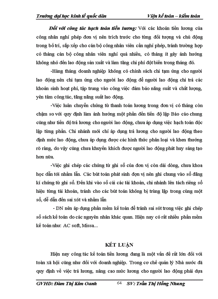 image for page Hoàn thiện kế toán tiền lương và các khoản trích theo lương tại Chi nhánh Phổ Yên