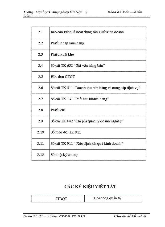 image for page Thực tế công tác tổ chức kế toán bán hàng và xác định kết quả tại Công ty cổ phần xây dựng - thương mại Hùng Vĩ