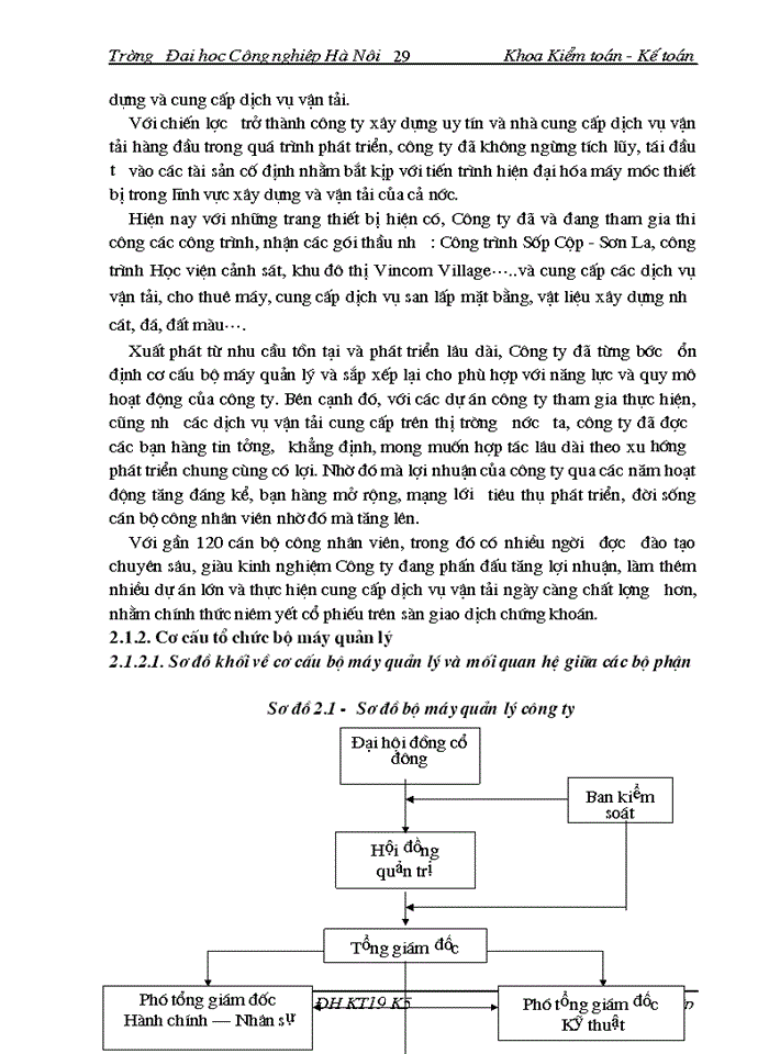 image for page Thực tế công tác tổ chức kế toán bán hàng và xác định kết quả tại Công ty cổ phần xây dựng - thương mại Hùng Vĩ