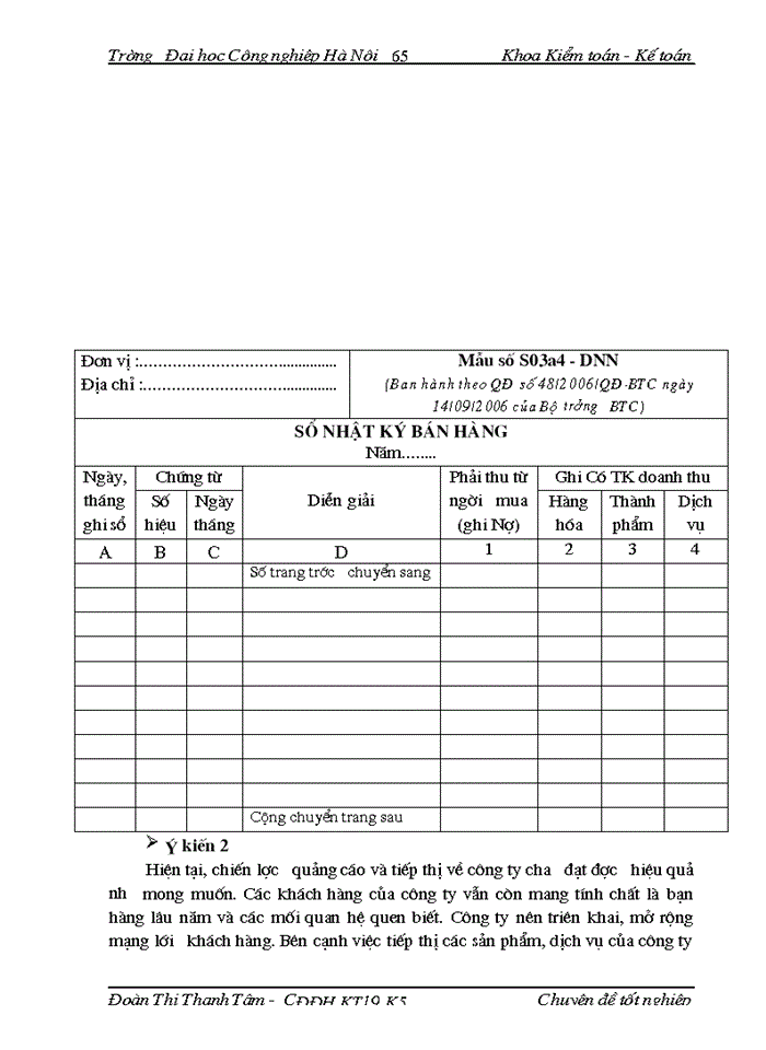 image for page Thực tế công tác tổ chức kế toán bán hàng và xác định kết quả tại Công ty cổ phần xây dựng - thương mại Hùng Vĩ