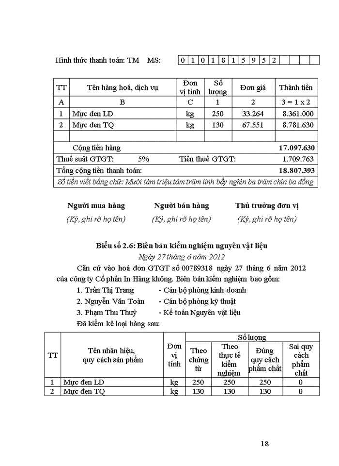 image for page Hoàn thiện kế toán nguyên liệu vật liệu tại Công ty Cổ phần In Hàng Không