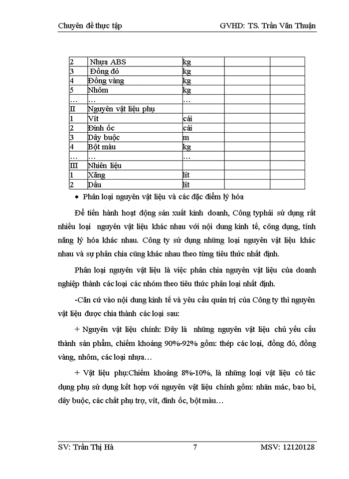 image for page Kế toán nguyên vật liệu tại Công ty Trách nhiệm hữu hạn Sản xuất và Thương mại TASAKY Việt Nam