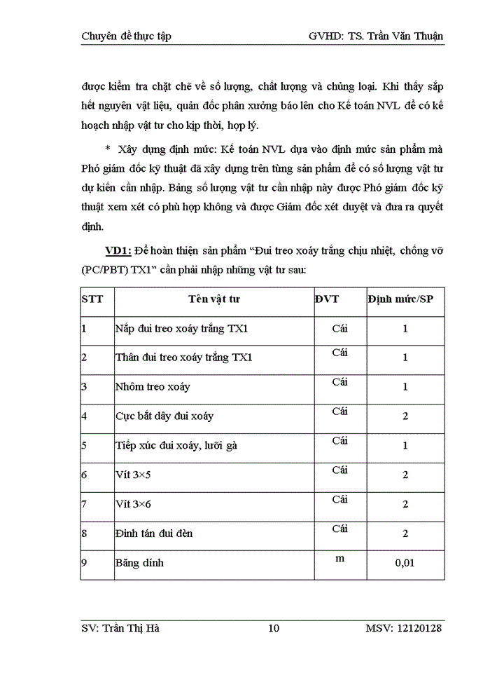 image for page Kế toán nguyên vật liệu tại Công ty Trách nhiệm hữu hạn Sản xuất và Thương mại TASAKY Việt Nam
