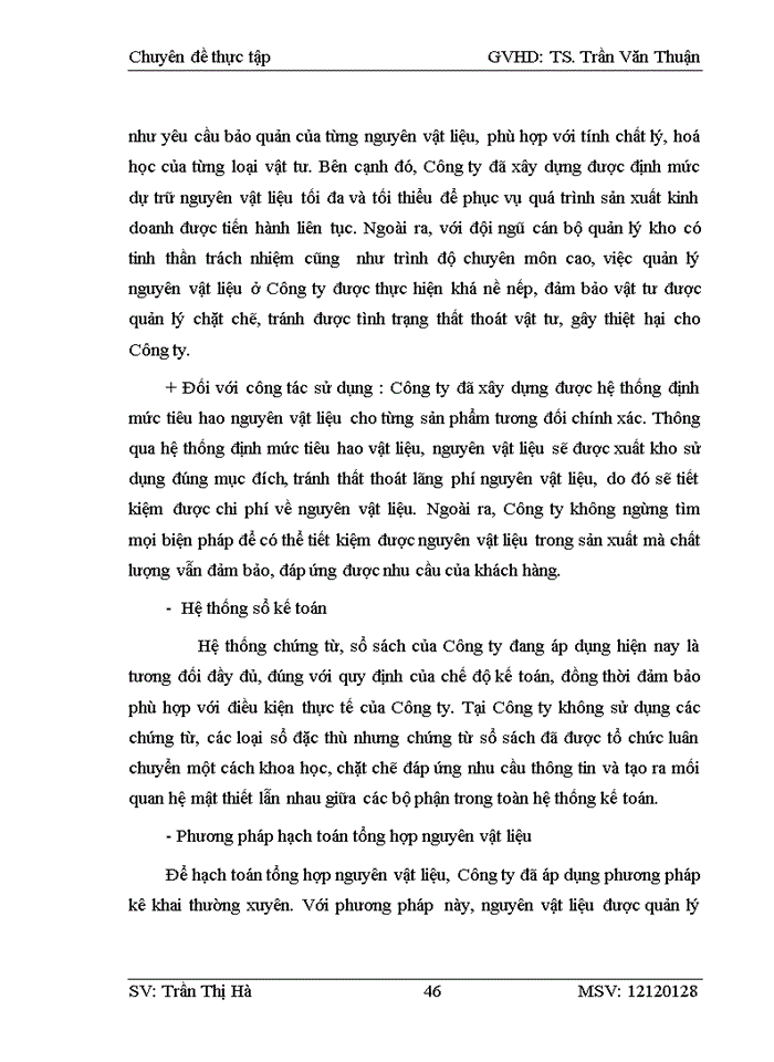 image for page Kế toán nguyên vật liệu tại Công ty Trách nhiệm hữu hạn Sản xuất và Thương mại TASAKY Việt Nam