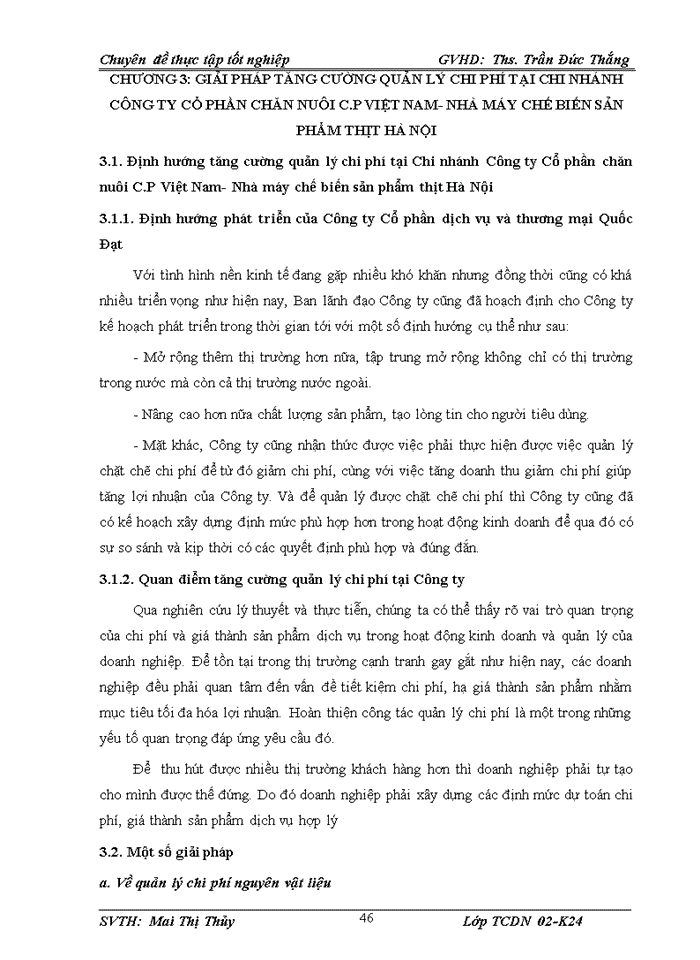 image for page Tăng cường quản lý chi phí tại Chi nhánh Công ty Cổ phần chăn nuôi C P Việt Nam- Nhà máy chế biến sản phẩm thịt Hà Nội