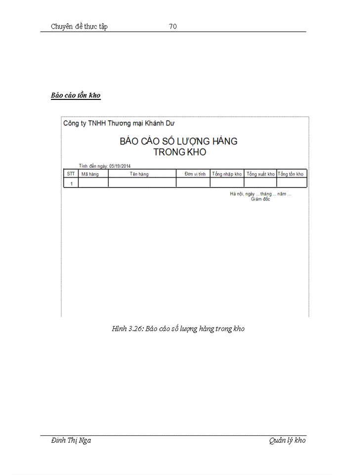 image for page Xây dựng phần mềm quản lý kho cho công ty Trách nhiệm hữu hạn Thương mại Khánh Dư