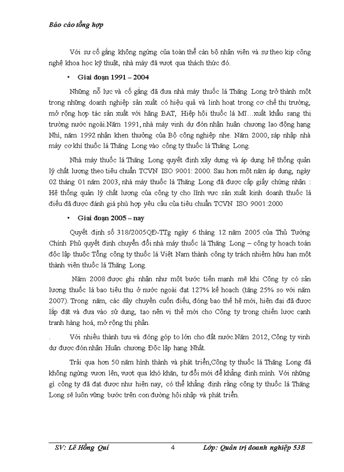 image for page Báo cáo Công ty Trách Nhiệm Hữu Hạn Một Thành Viên thuốc lá Thăng Long