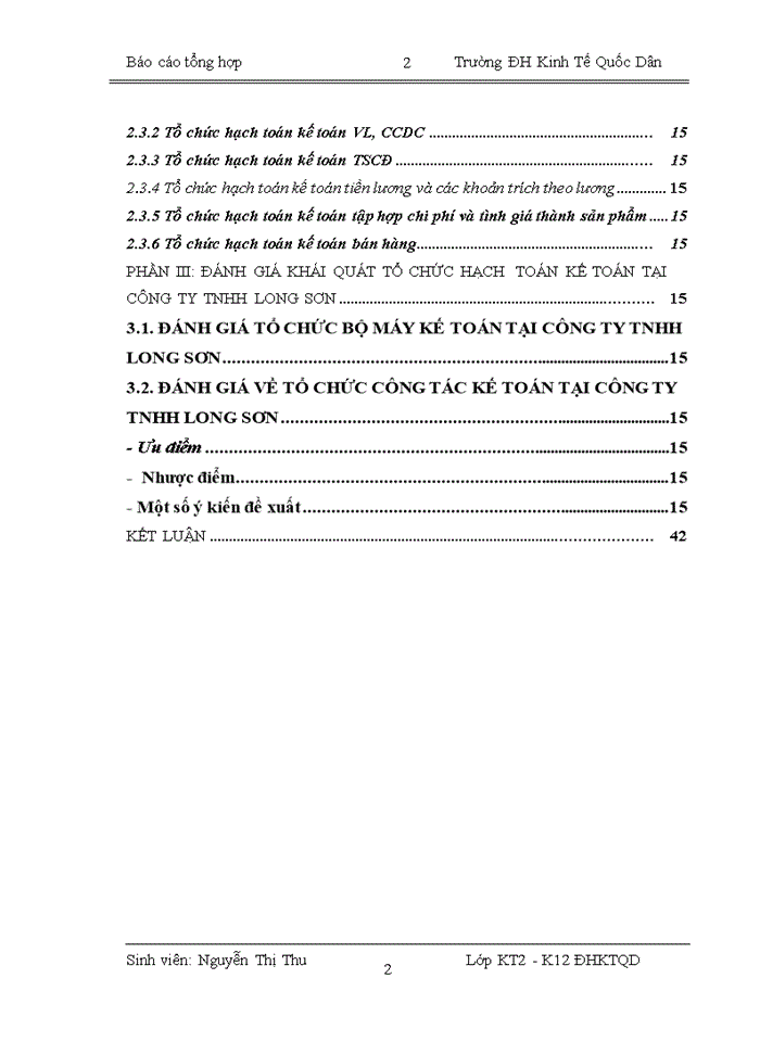 image for page Báo cáo Công Ty Trách nhiệm hữu hạn Long Sơn