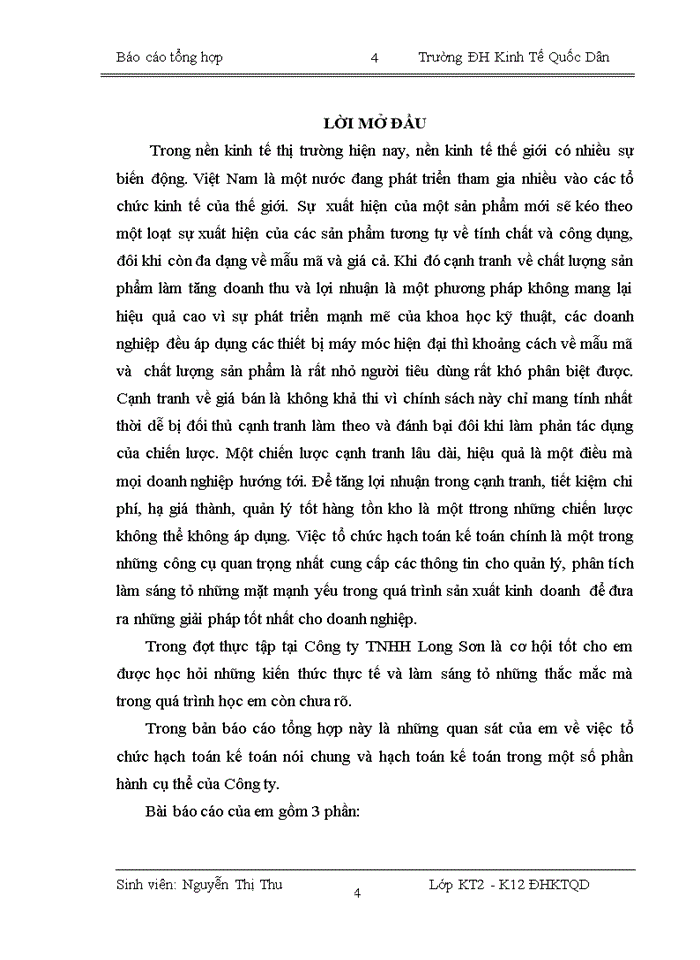 image for page Báo cáo Công Ty Trách nhiệm hữu hạn Long Sơn