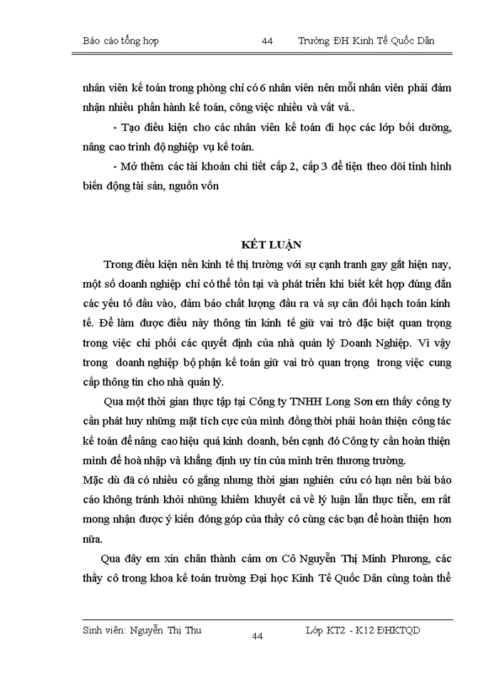 image for page Báo cáo Công Ty Trách nhiệm hữu hạn Long Sơn