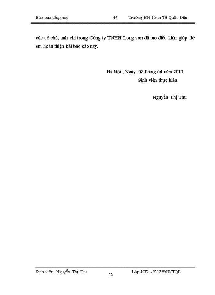 image for page Báo cáo Công Ty Trách nhiệm hữu hạn Long Sơn