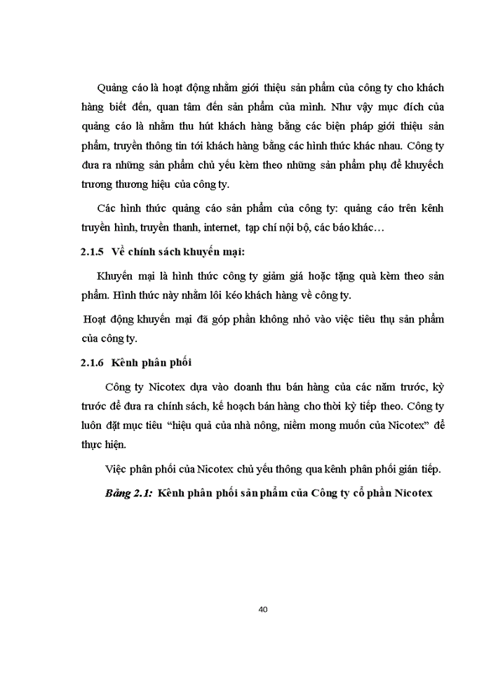 image for page Giải pháp đẩy mạnh Tiêu thụ sản phẩm TTSP tại Công ty cổ phần Nicotex