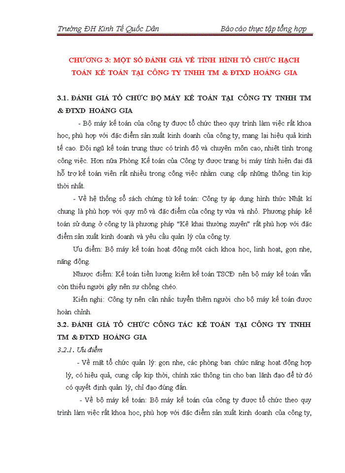 image for page Báo cáo Công ty Trách nhiệm hữu hạn Thương mại và đầu tư xây dựng Hoàng Gia