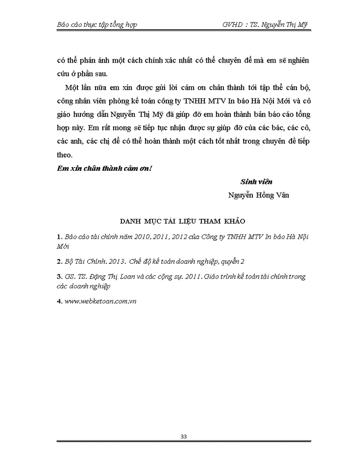 image for page Báo cáo Công ty Trách nhiệm hữu hạn một thành viên In Báo Hà Nội Mới