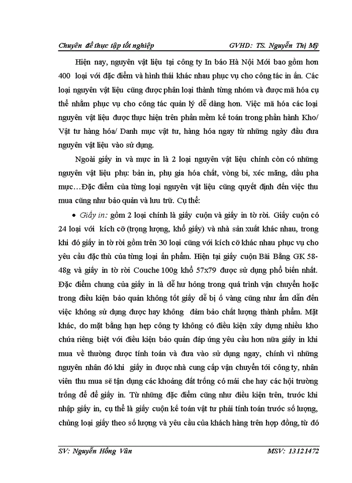image for page Hoàn thiện công tác kế toán nguyên vật liệu tại công ty Trách nhiệm hữu hạn một thành viên In báo Hà Nội Mới
