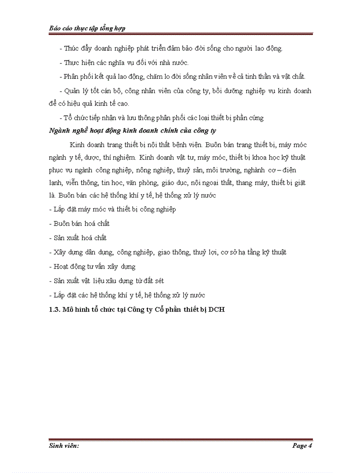 image for page Báo cáo Công ty Cổ phần thiết bị DCH