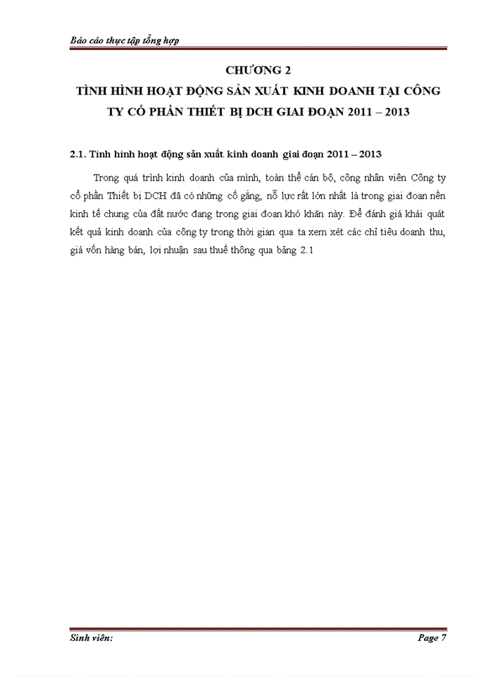 image for page Báo cáo Công ty Cổ phần thiết bị DCH