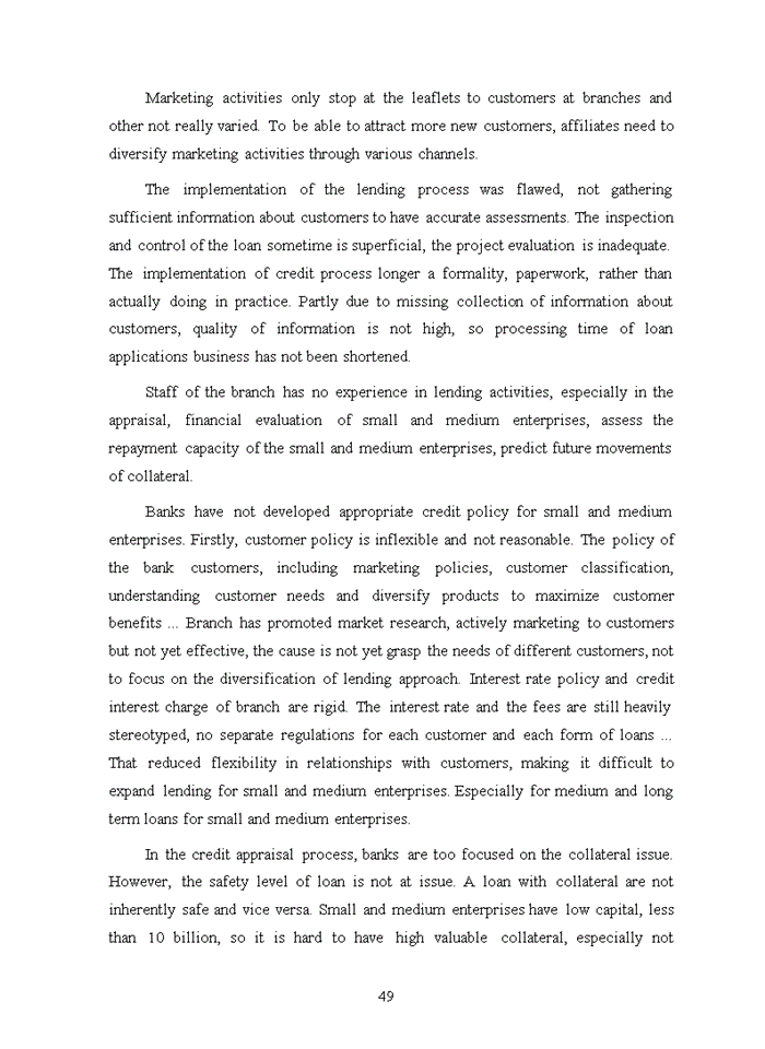 image for page Tiếng anh Expanding business lending to small and medium enterprises at the Joint Stock Commercial Bank for Industry and Trade of Vietnam Hoang Mai Branch