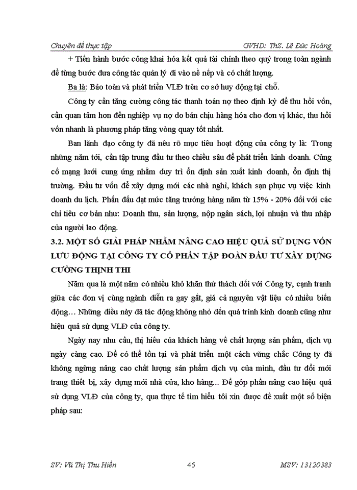 image for page Nâng cao hiệu quả sử dụng vốn lưu động tại Công ty cổ phần tập đoàn đầu tư xây dựng Cường Thịnh Thi