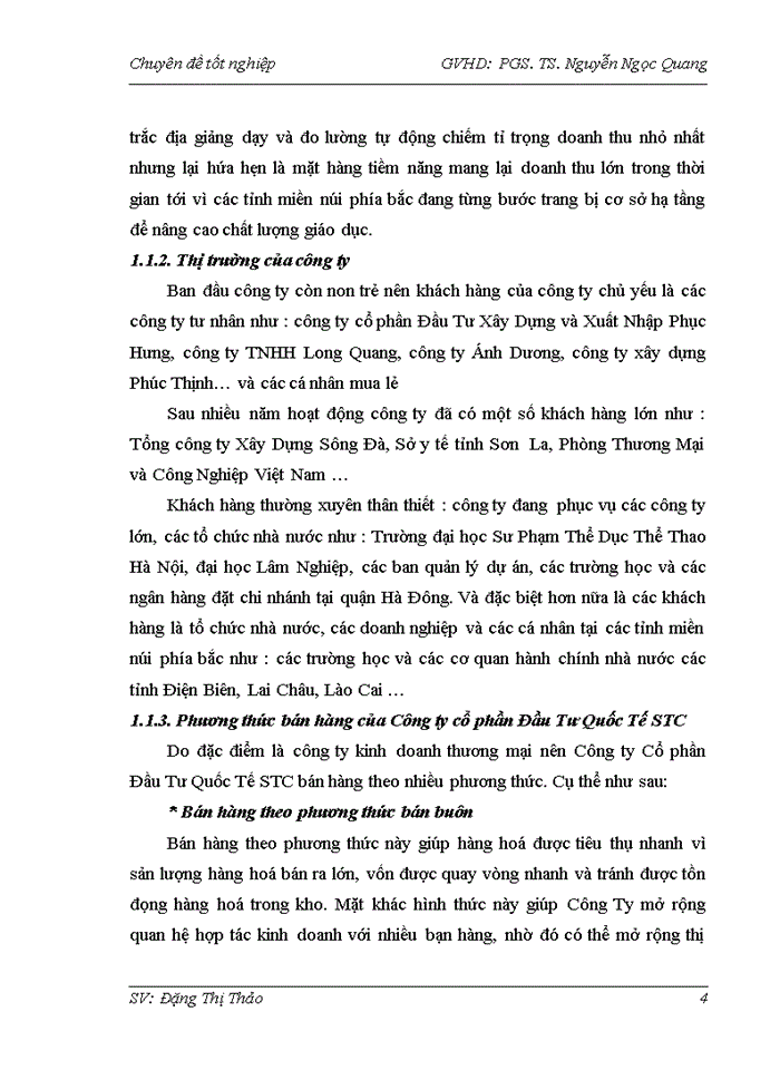 image for page Hoàn thiện kế toán bán hàng và xác định kết quả kinh doanh của công ty cổ phần Đầu Tư Quốc Tế STC