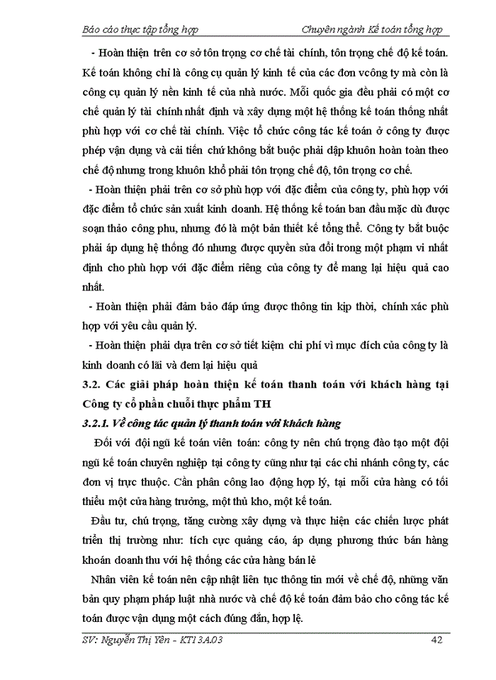 image for page Kế Toán Thanh Toán với khách hàng tại Công ty cổ phần chuỗi thực phẩm TH