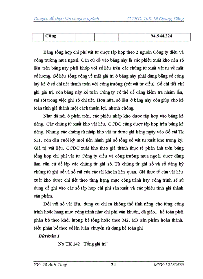 image for page Hoàn thiện kế toán nguyên vật liệu tại công ty Trách nhiệm hữu hạn một thành viên xây dựng 99