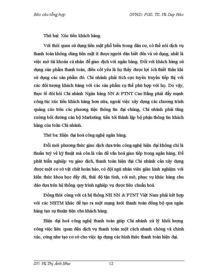 image for page Báo cáo Khái quát chung về Chi nhánh Ngân Hàng Nông Nghiệp và Phát Triển Nông Thôn Cao Bằng