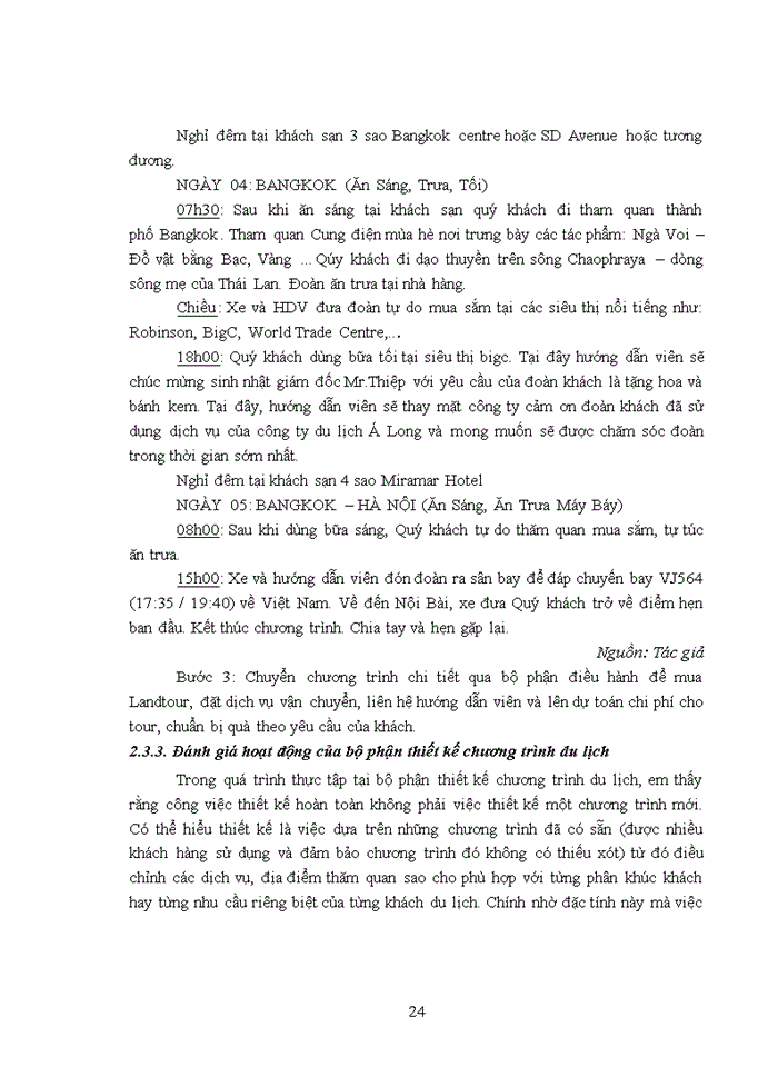 image for page Báo cáo Công ty Trách nhiệm hữu hạn Thương Mại và Du Lịch Á Long