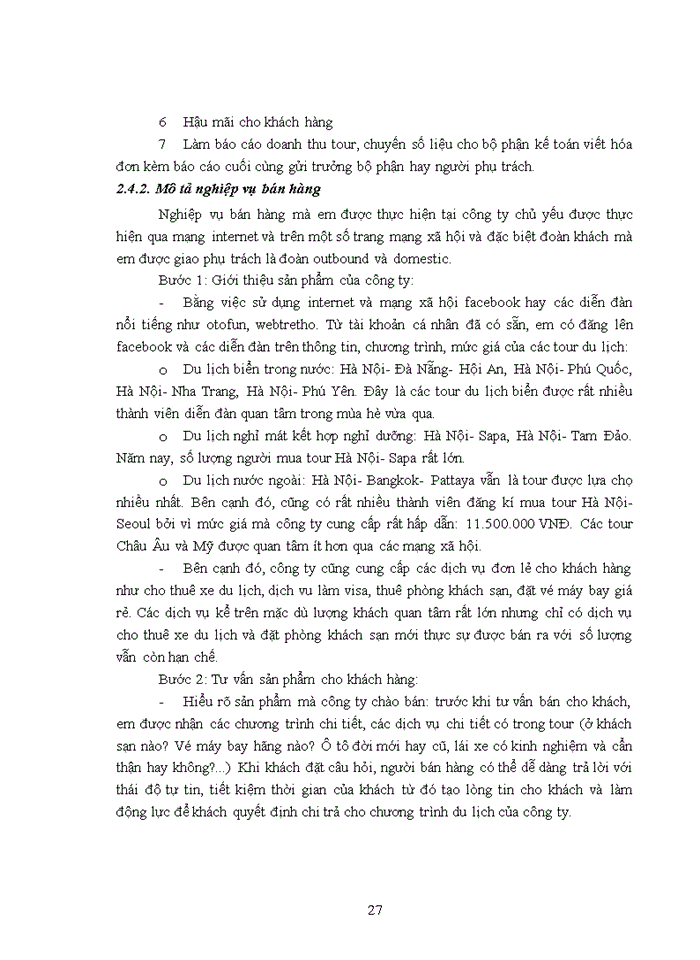 image for page Báo cáo Công ty Trách nhiệm hữu hạn Thương Mại và Du Lịch Á Long