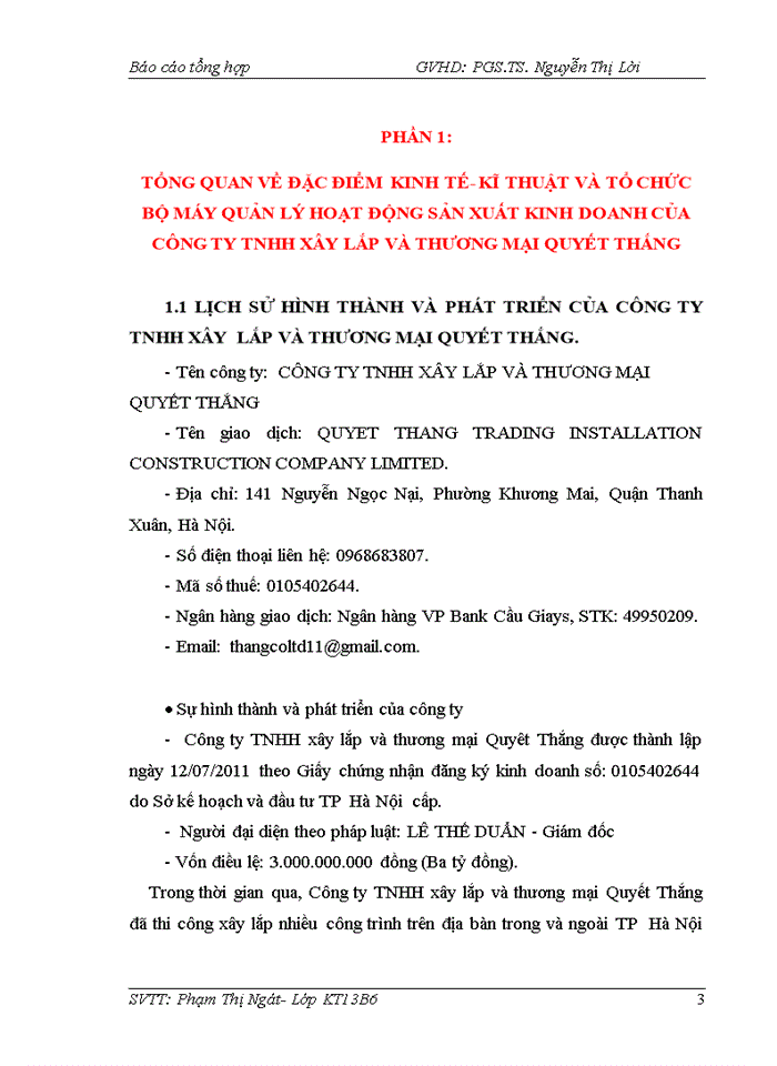 image for page Báo cáo CÔNG TY Trách nhiệm hữu hạn XÂY LẮP VÀ THƯƠNG MẠI QUYẾT THẮNG