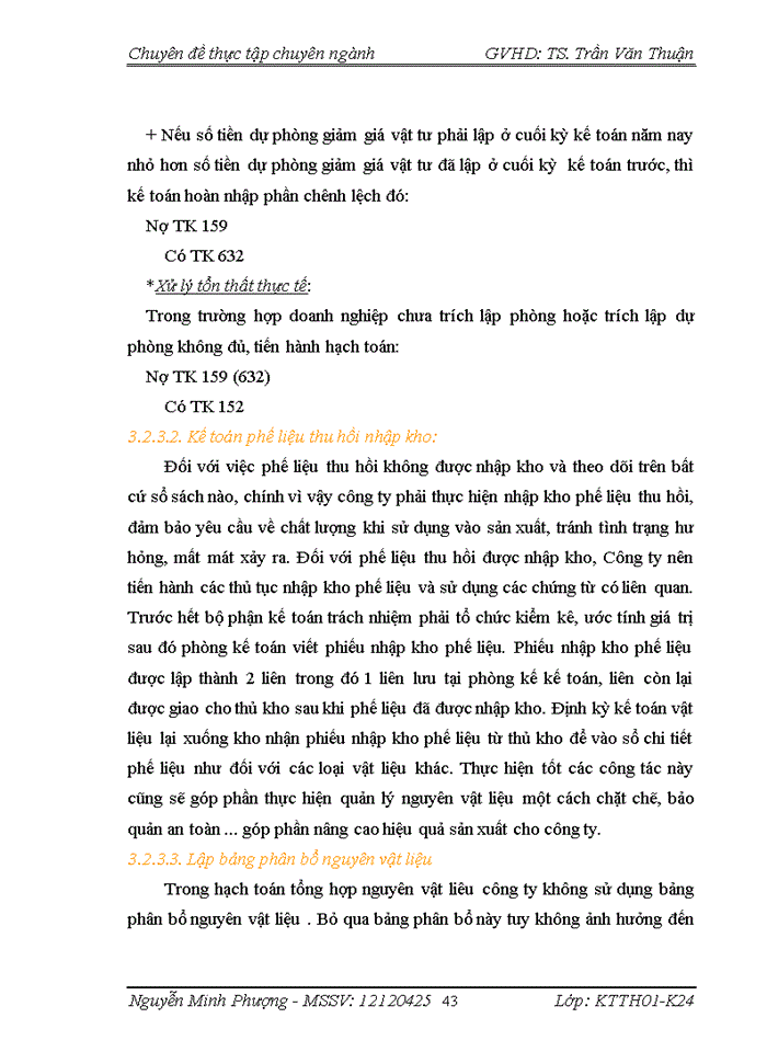 image for page Hoàn thiện kế toán nguyên vật liệu tại công ty Cổ Phần Thiên Lý Hưng Yên
