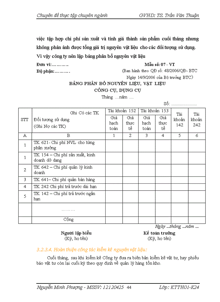 image for page Hoàn thiện kế toán nguyên vật liệu tại công ty Cổ Phần Thiên Lý Hưng Yên
