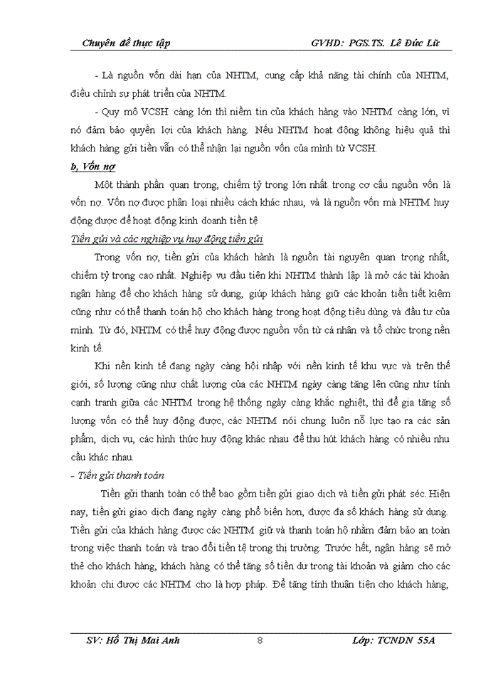 image for page Nâng cao hiệu quả huy động vốn tại Ngân hàng Thương mại cổ phần Phát triển Thành Phố Hồ Chí Minh chi nhánh Hồ Gươm