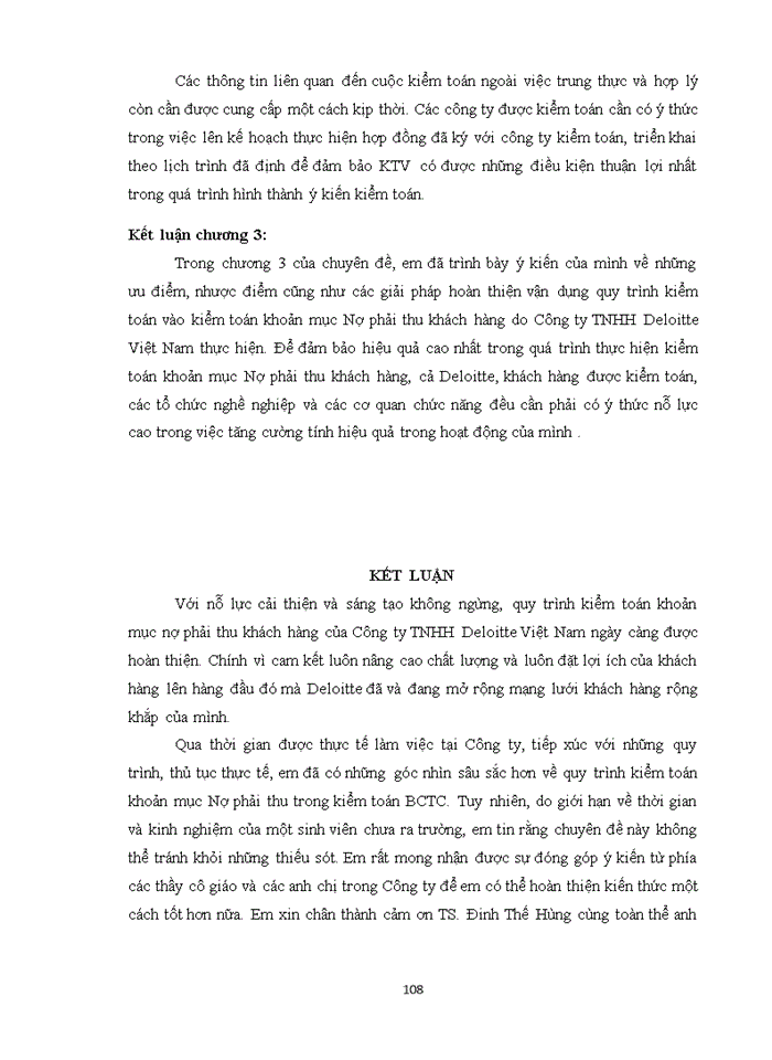 image for page Kiểm toán khoản mục công nợ phải thu khách hàng trong kiểm toán BCTC do Công ty Trách nhiệm hữu hạn Deloitte Việt Nam thực hiện