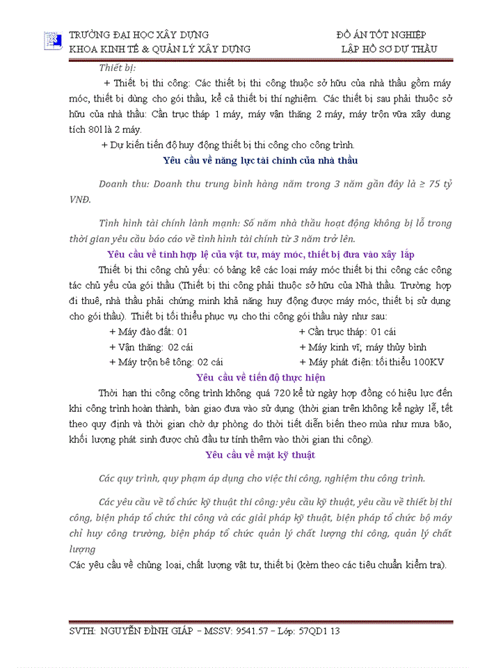 image for page LẬP HỒ SƠ DỰ THẦU