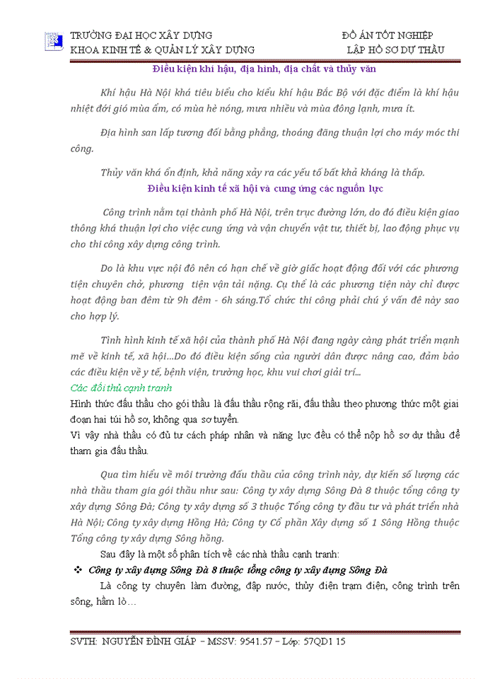 image for page LẬP HỒ SƠ DỰ THẦU