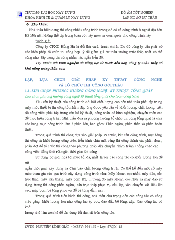 image for page LẬP HỒ SƠ DỰ THẦU