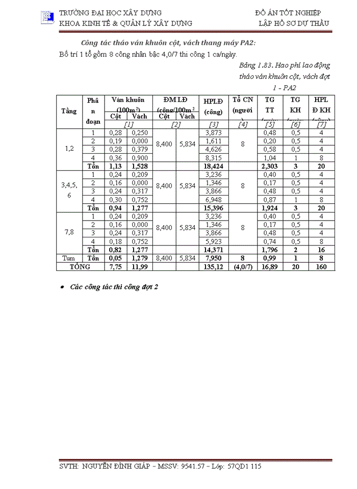 image for page LẬP HỒ SƠ DỰ THẦU