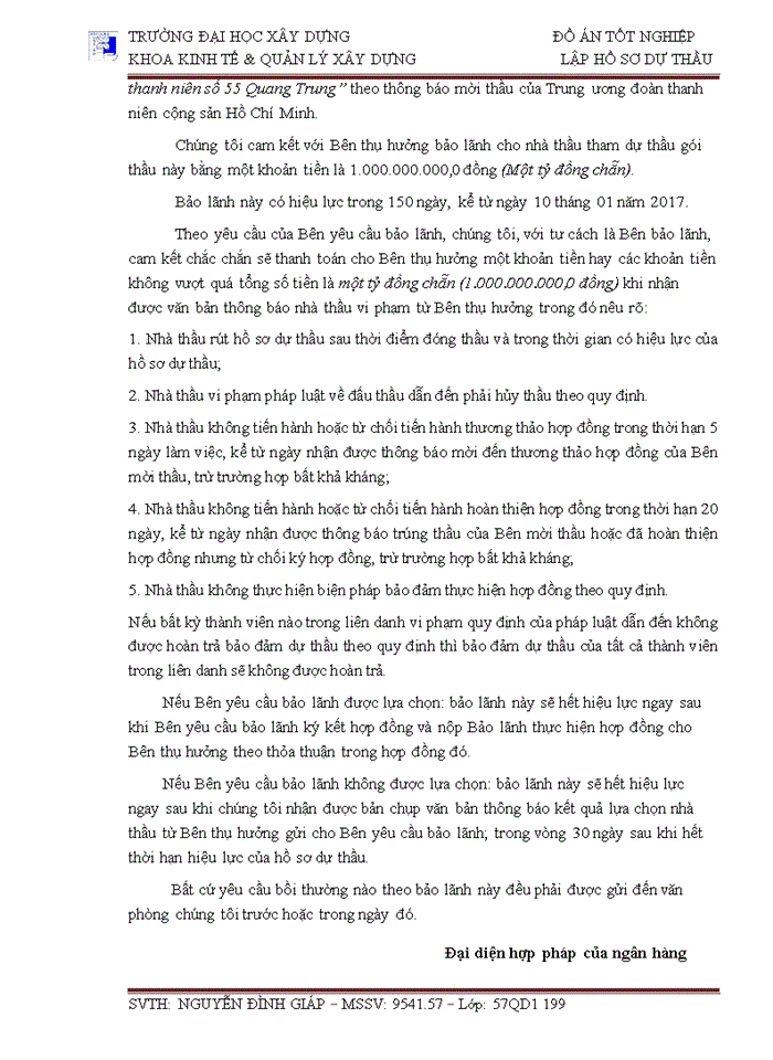 image for page LẬP HỒ SƠ DỰ THẦU