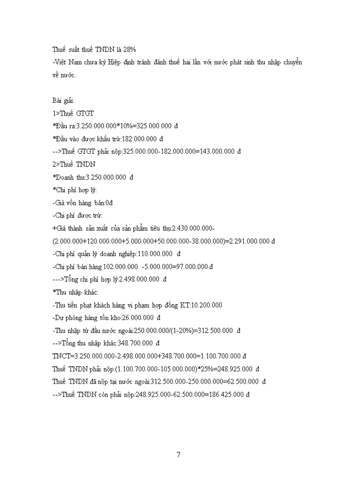 image for page Bài tập thuế